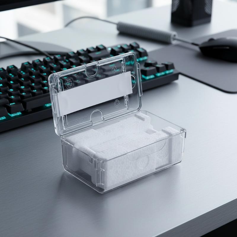 Jewelry Type Watches - Vintage Transparent Single Watch Box for