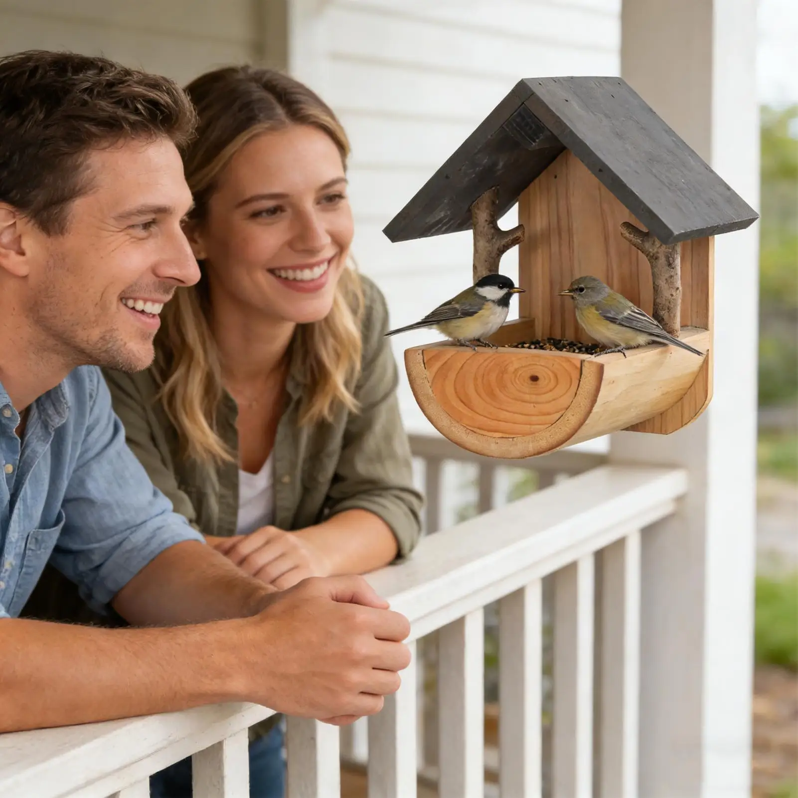 Wall Mount Wooden bird feeder  - Watches & Jewelry Repair Center New York Reviews 评论和价格