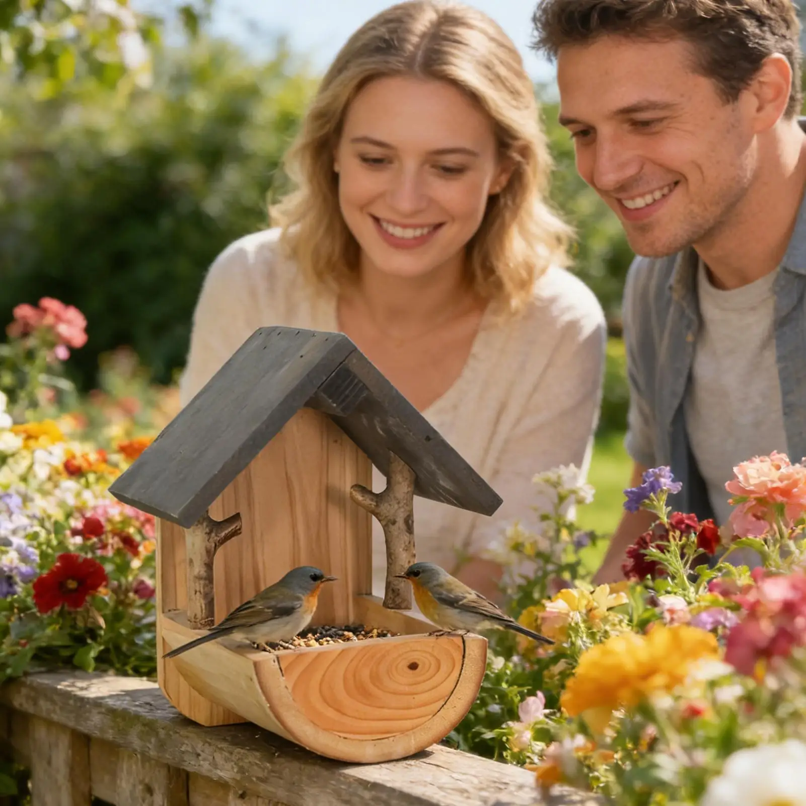 Wall Mount Wooden bird feeder  - Watches & Jewelry Repair Center New York Reviews 评论和价格