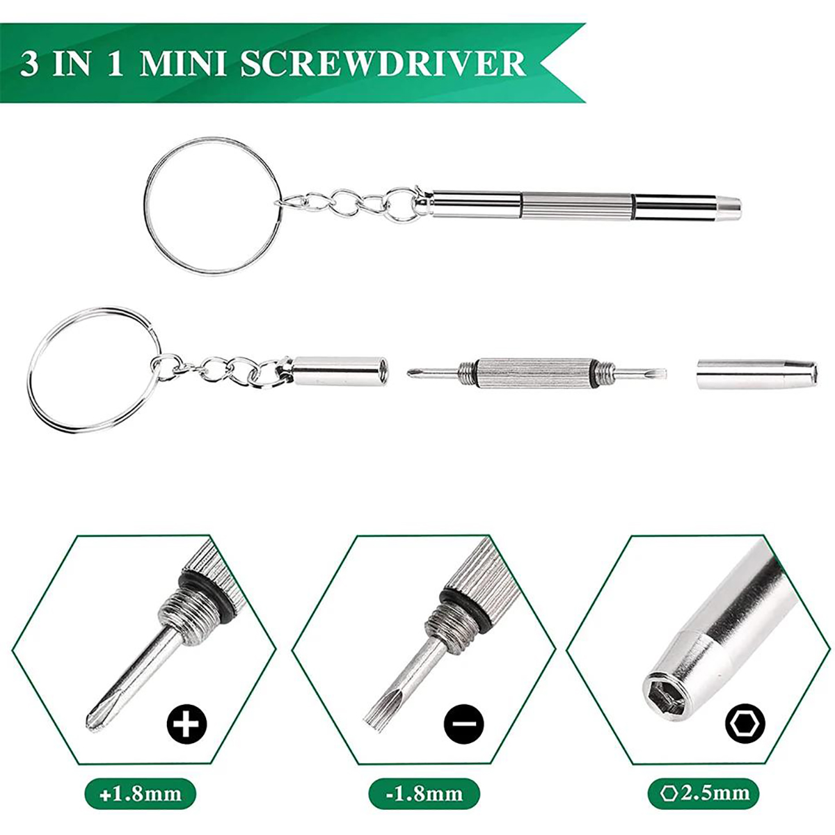 1/2PCS Precision 3 in1 Screwdr - Jewelry Repair & Watches Durham Nc 评论和价格