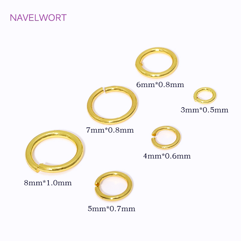 14K/18K Gold Plated Split Ring - Gold Plated Ring 评论和价格