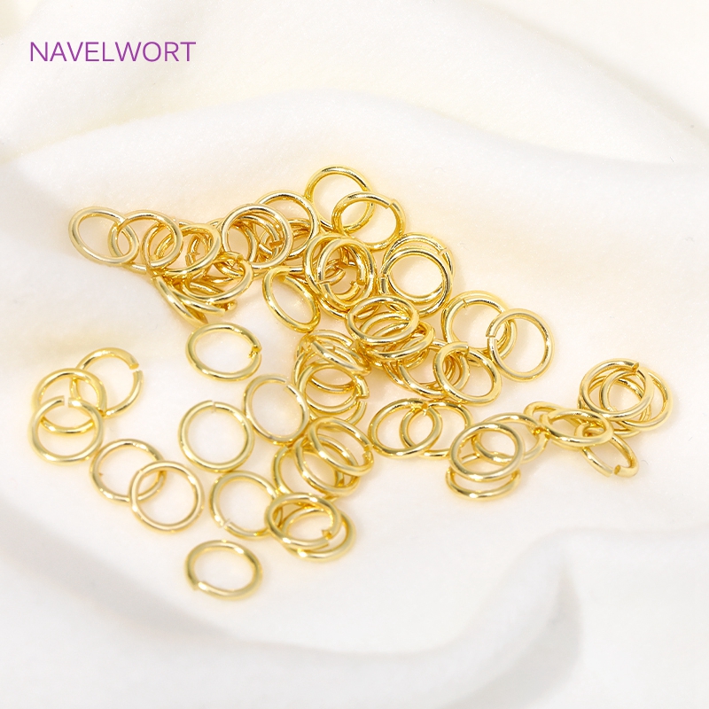 14K/18K Gold Plated Split Ring - Gold Plated Ring 评论和价格