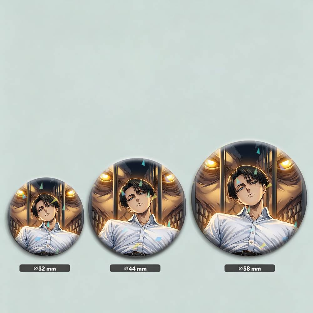 Attack Titan Levi 32/44/58mm H - Levi Jewelry & Watches Inc 评论和价格