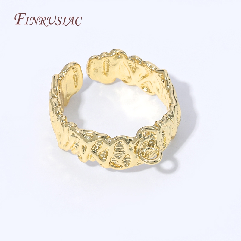 18K Gold Plated Open Adjustabl - Gold Plated Ring 评论和价格