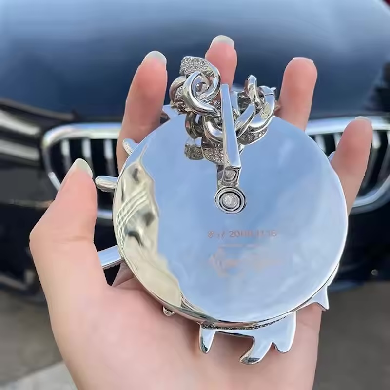 Custom White Gold Plating Ster - Hip Hop Chain Necklace 评论和价格