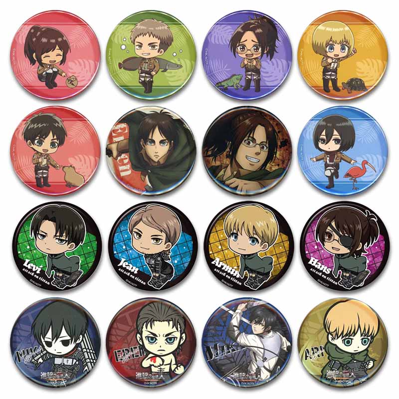 Attack on Titan Lapel Pins Cre - Levi Jewelry & Watches Inc 评论和价格