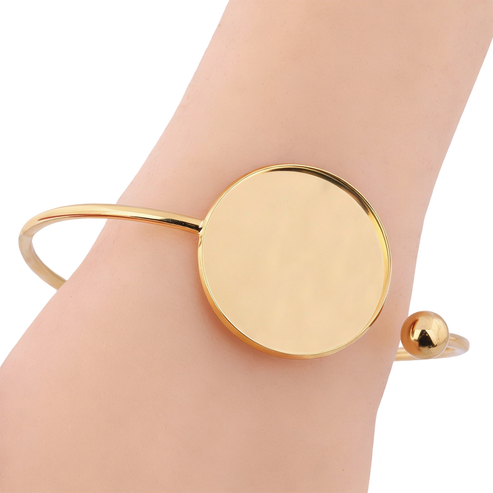 2pcs Fit 30mm Cabochon Bangle  - Cuff Bangle Bracelet 评论和价格