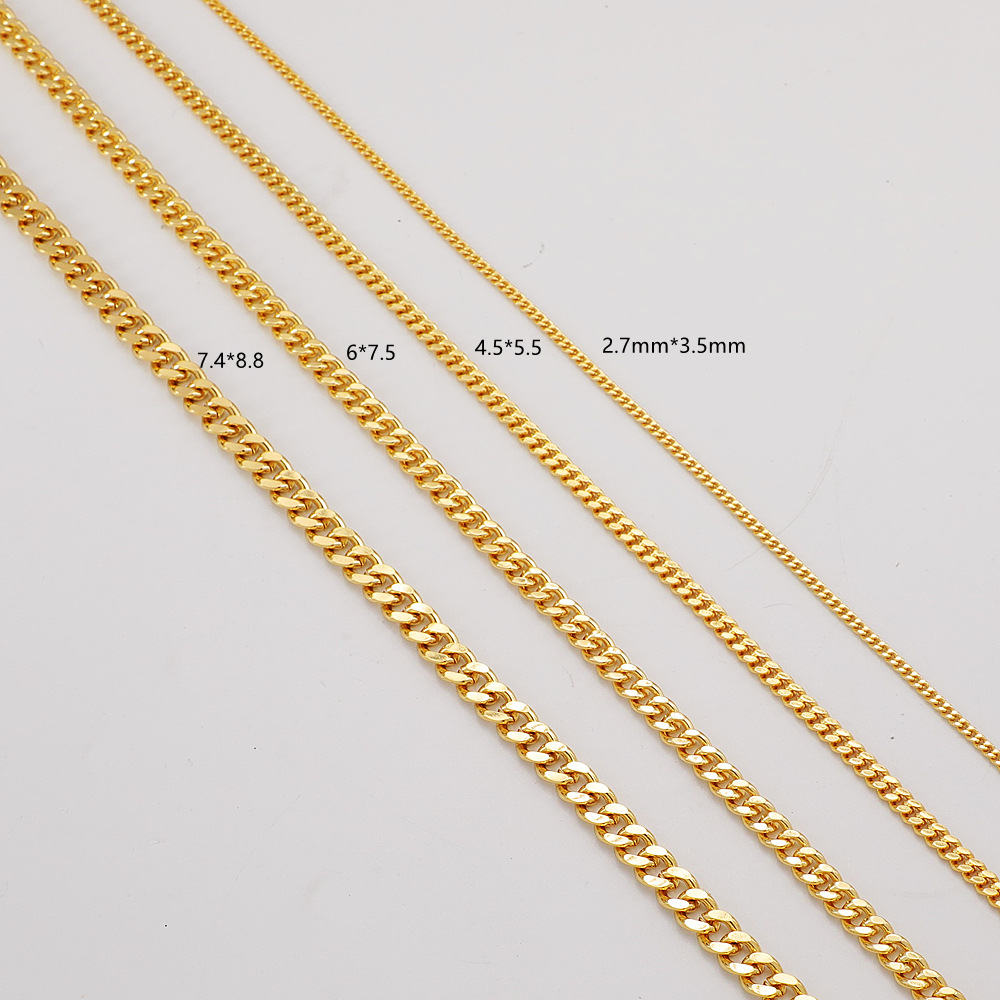 WT-BC202 European Hip-hop 18K  - Hip Hop Chain Necklace 评论和价格