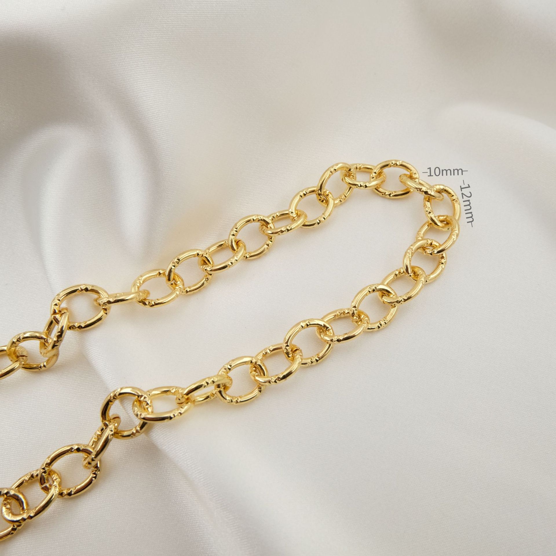 WT-BC199 18K Gold Plated Coppe - Hip Hop Chain Necklace 评论和价格