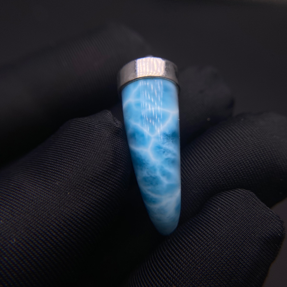 Trendy Natural Blue Larimar Pe - Wolf Jewelry & Watches Tampa Reviews 评论和价格