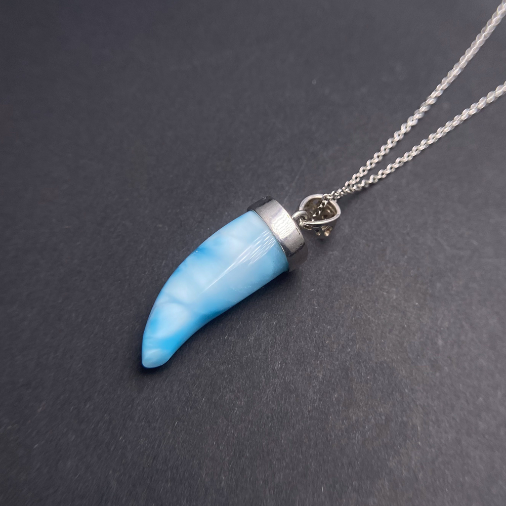 Trendy Natural Blue Larimar Pe - Wolf Jewelry & Watches Tampa Reviews 评论和价格