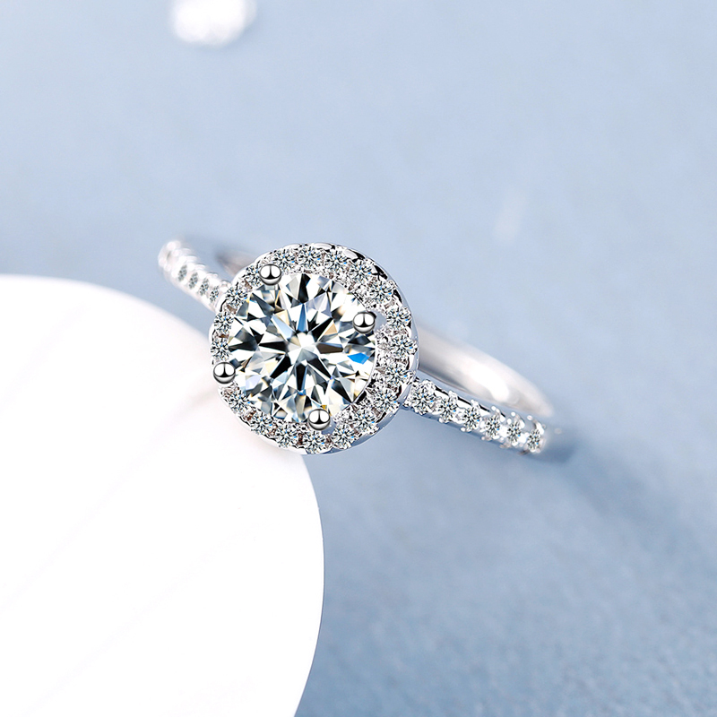 New 925 Sterling Silver Round  - Statement Cocktail Ring 评论和价格