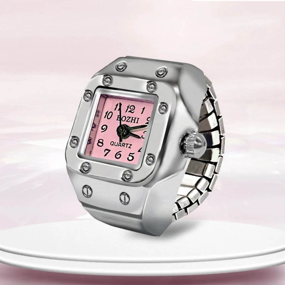 Creative Square Dial Ring Watc - Jewelry Type Watches 评论和价格