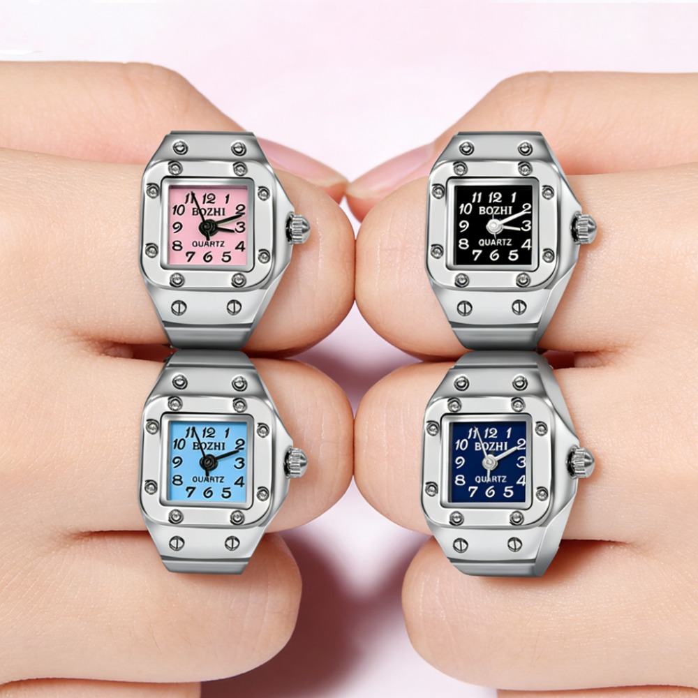 Creative Square Dial Ring Watc - Jewelry Type Watches 评论和价格