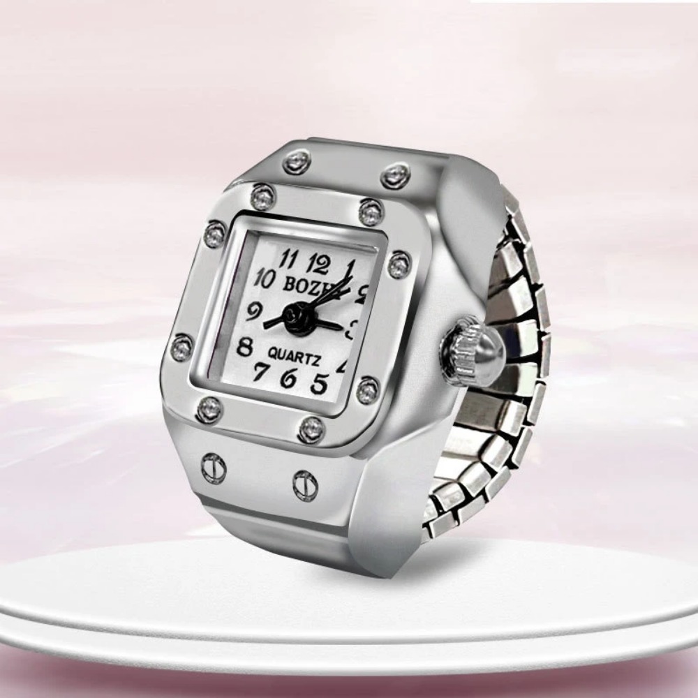 Creative Square Dial Ring Watc - Jewelry Type Watches 评论和价格