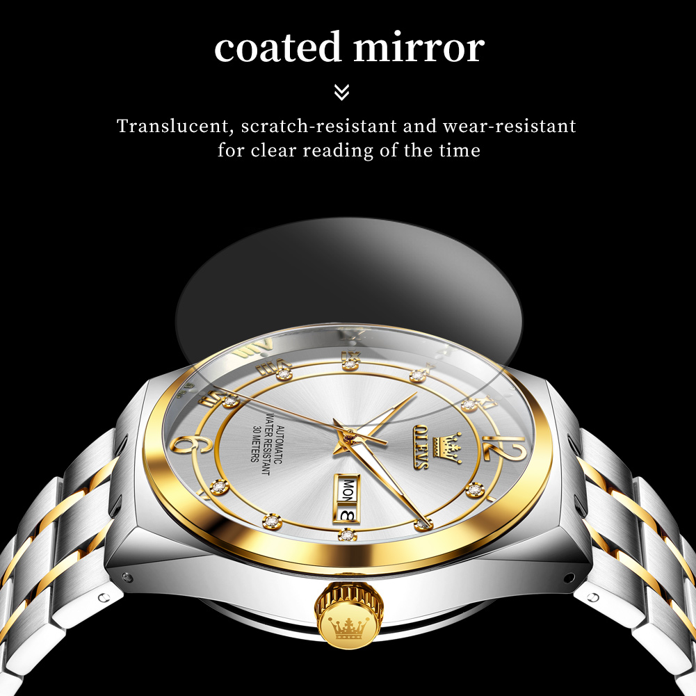 OLEVS Watch Mens Watch Mechani - Rolex Watch Datejust 评论和价格