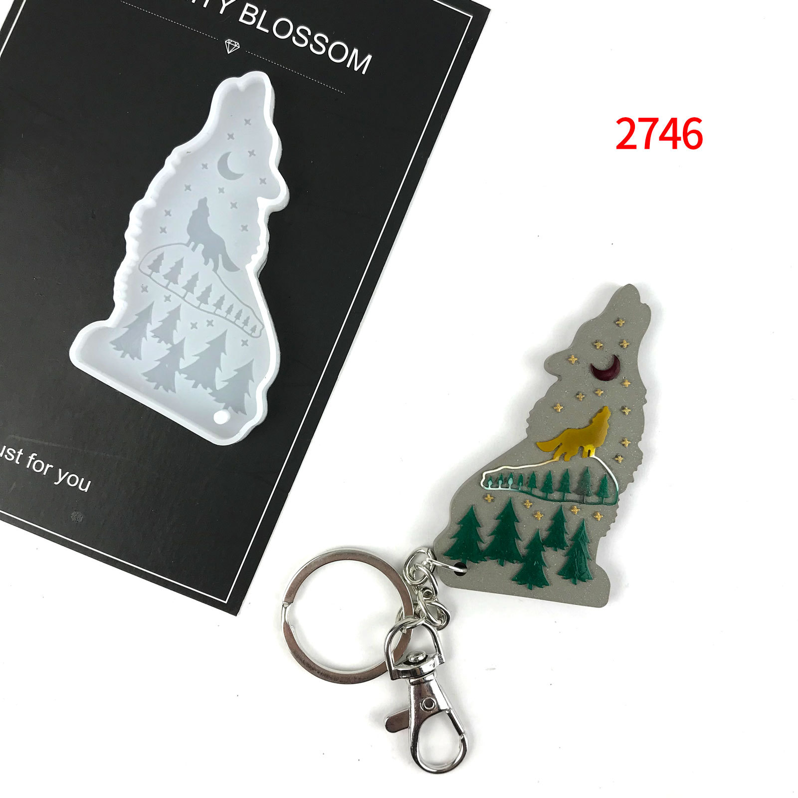 Wolf Horse Shaped Epoxy Resin  - Wolf Jewelry & Watches Tampa Reviews 评论和价格