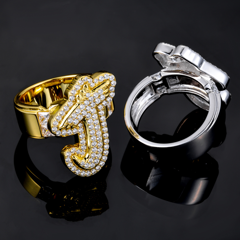 TUHE Iced Out Moissanite Custo - Statement Cocktail Ring 评论和价格