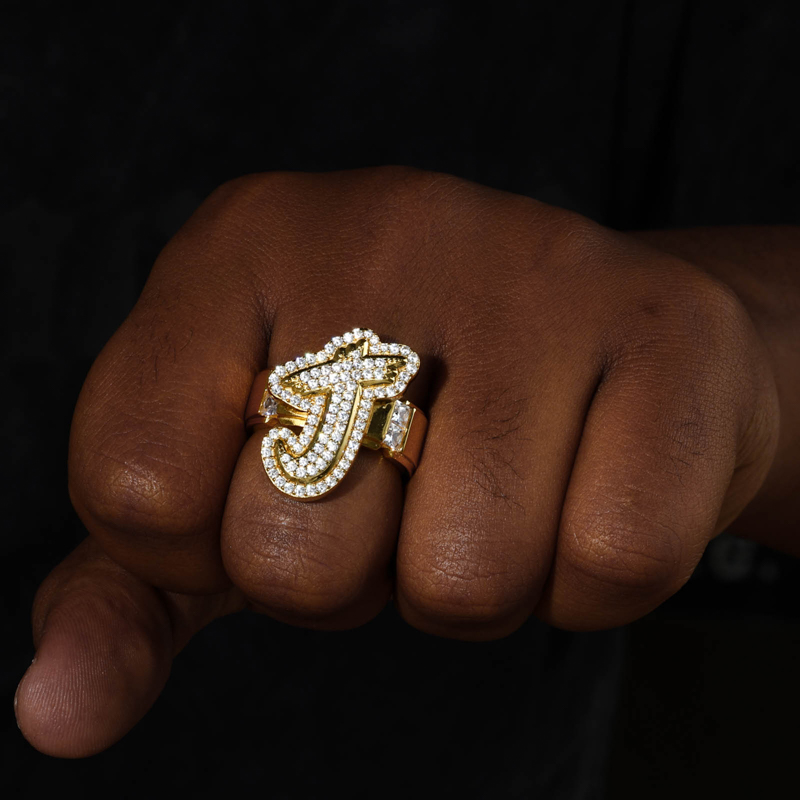 TUHE Iced Out Moissanite Custo - Statement Cocktail Ring 评论和价格