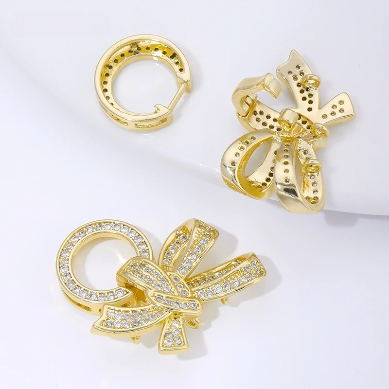 18K Gold Plated Pearl Clasps C - Gold Plated Ring 评论和价格