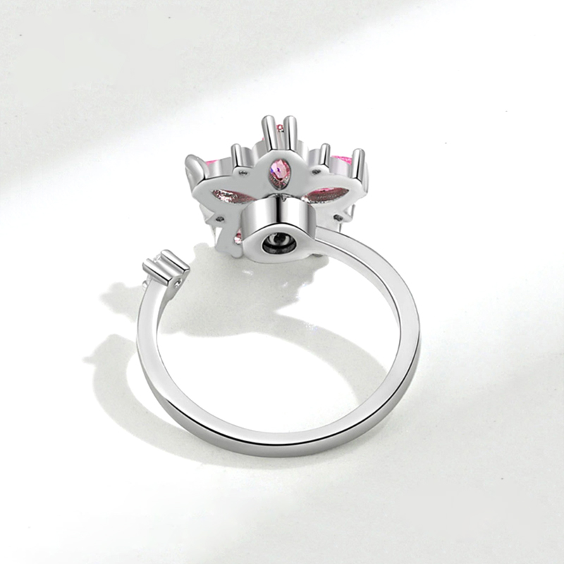 New Elegant Exquisite Rotatabl - Statement Cocktail Ring 评论和价格