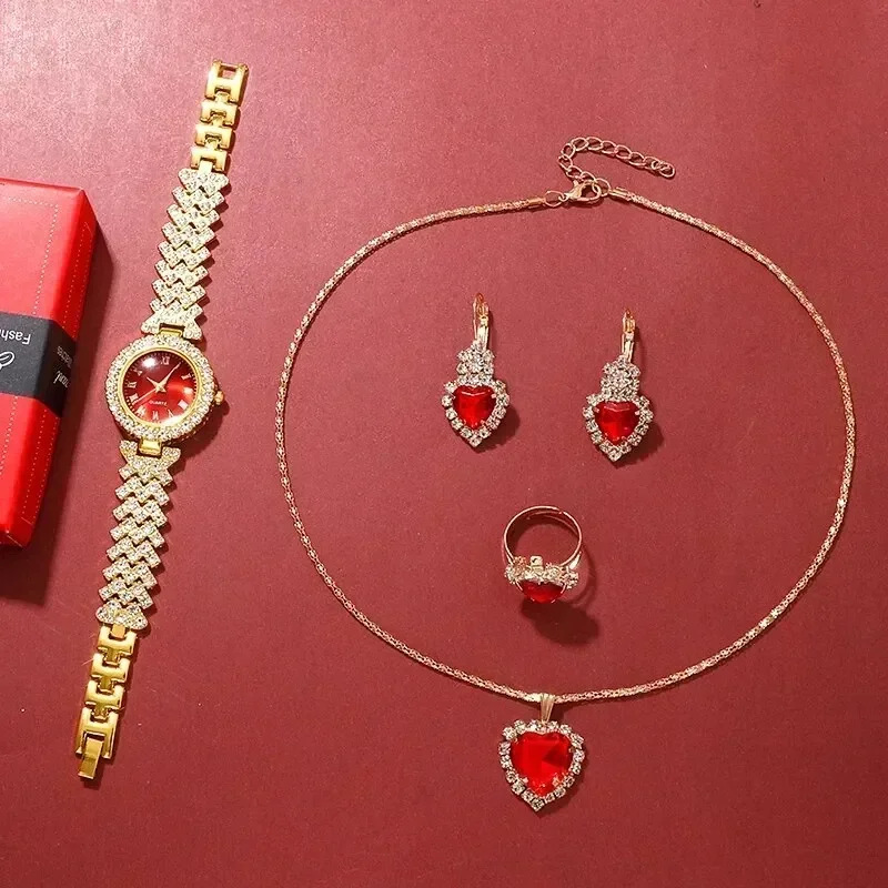 Golden Luxury Watch Women Ring - Mystery Jewelry Jar Watches 评论和价格