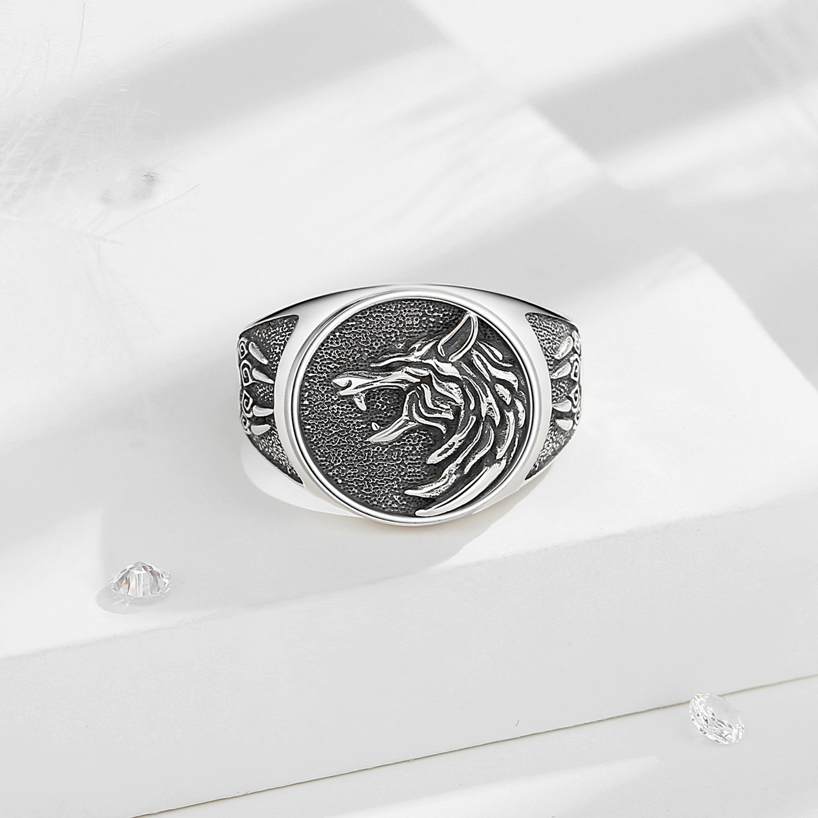 Eudora 925 Sterling Silver Vik - Wolf Jewelry & Watches Tampa Reviews 评论和价格