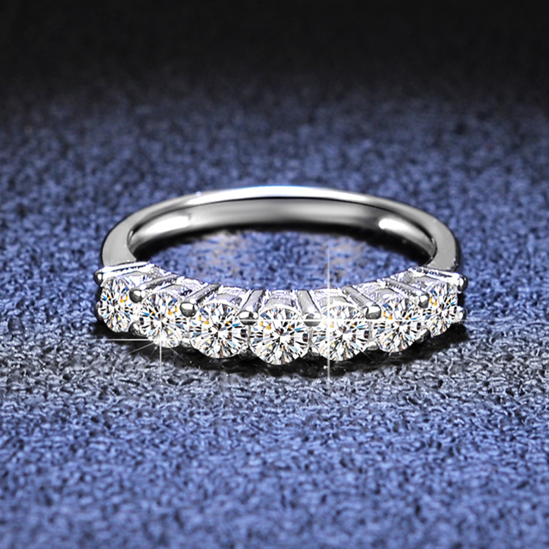 BIJOX STORY 3mm Gemstone Moiss - Statement Cocktail Ring 评论和价格