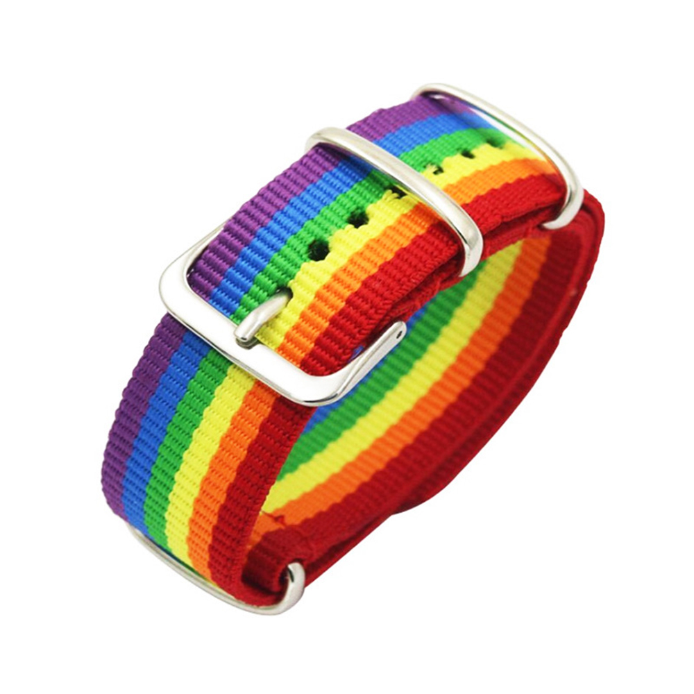 Hot Nylon Rainbow Bracelet for - Jewelry Type Watches 评论和价格