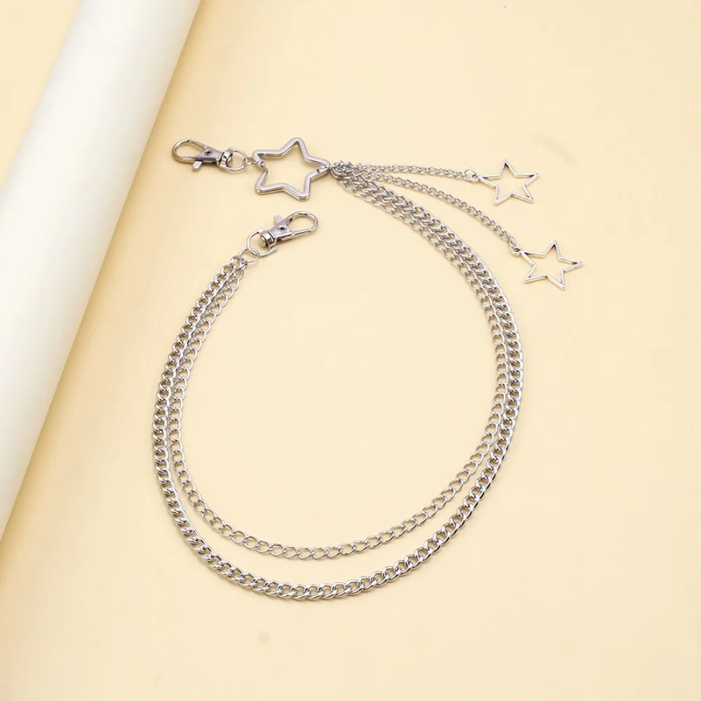 Charm Silver Color Stainless S - Hip Hop Chain Necklace 评论和价格
