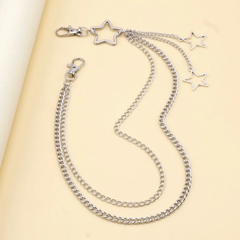 Charm Silver Color Stainless S - Hip Hop Chain Necklace 评论和价格