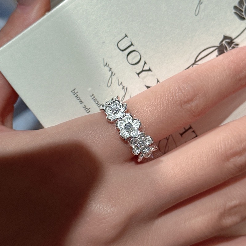 925 Sterling Silver Rings For  - Statement Cocktail Ring 评论和价格