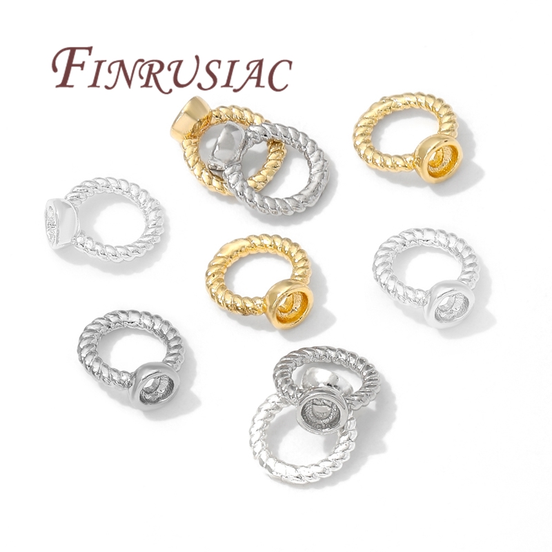 7.5mm End Connecting Ring 18K  - Gold Plated Ring 评论和价格