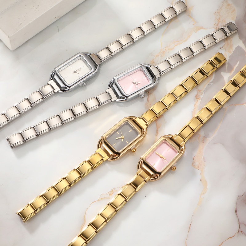 2026 Golden Square Watch Gift  - Jewelry Type Watches 评论和价格