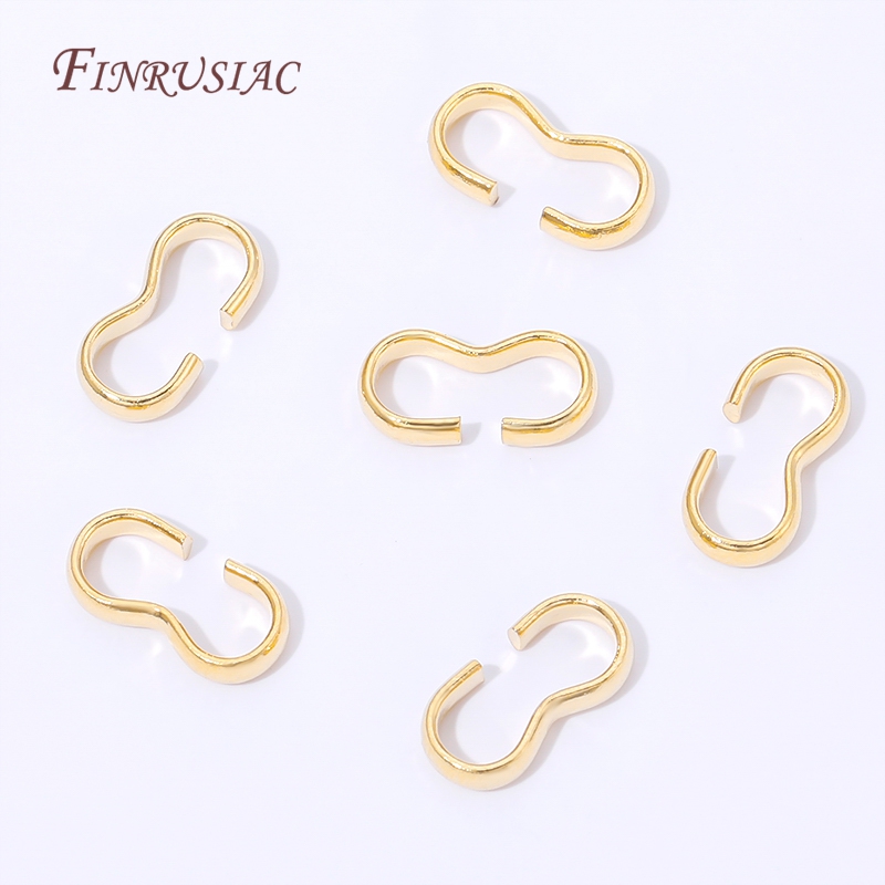 18K Gold Plated Open S Hook Cl - Gold Plated Ring 评论和价格