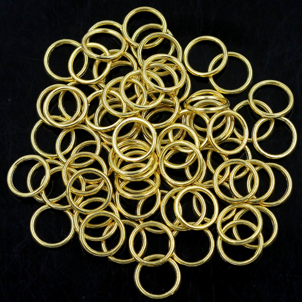 500Pcs Open Jump Rings Alloy G - Gold Plated Ring 评论和价格