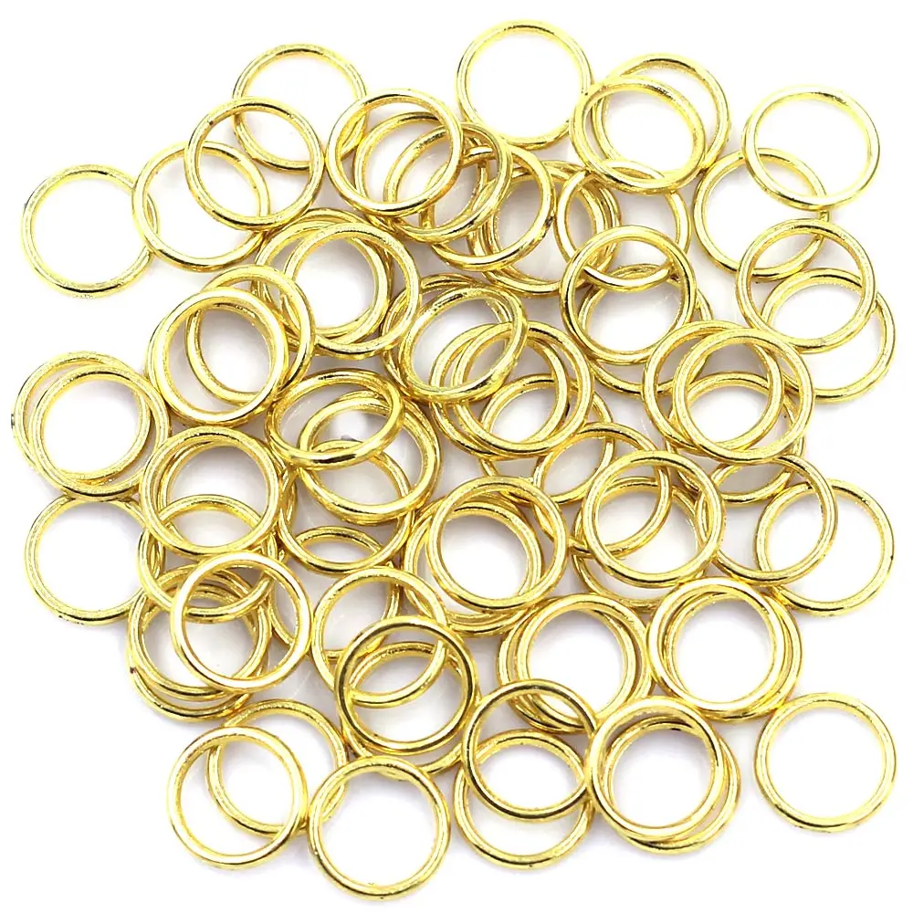 500Pcs Open Jump Rings Alloy G - Gold Plated Ring 评论和价格