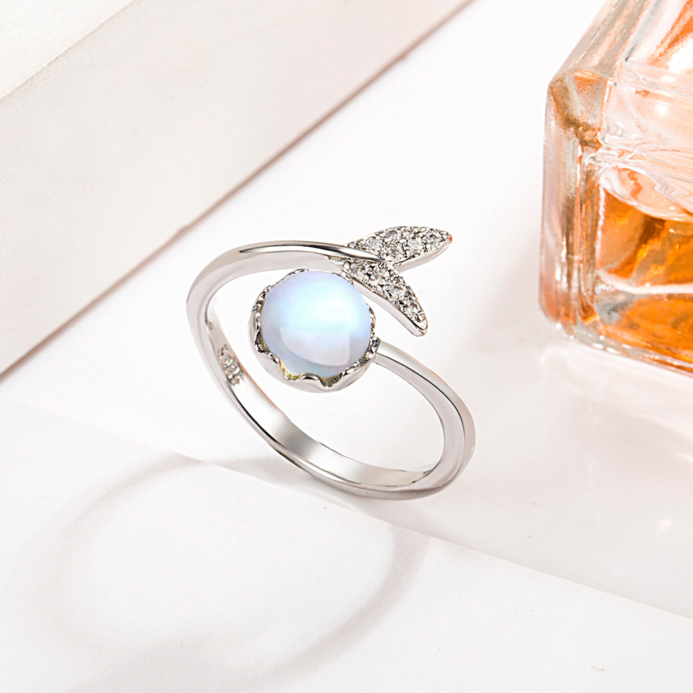 925 Sterling Silver Moonstone  - Statement Cocktail Ring 评论和价格