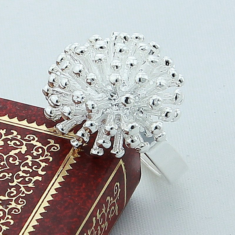 Sizes 5-10 925 Sterling Silver - Statement Cocktail Ring 评论和价格