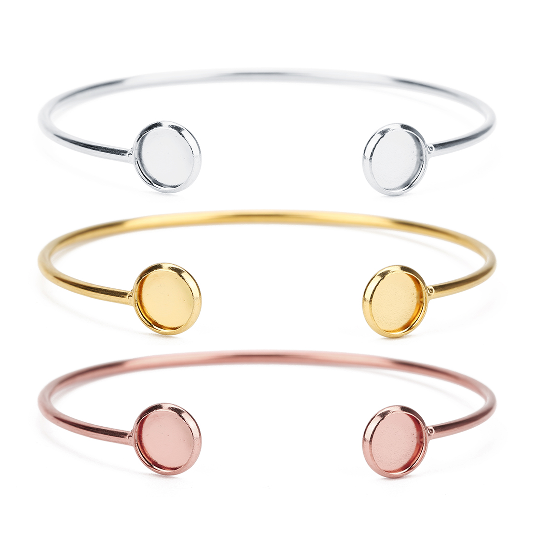 16.6cm Stainless Steel Bracele - Cuff Bangle Bracelet 评论和价格