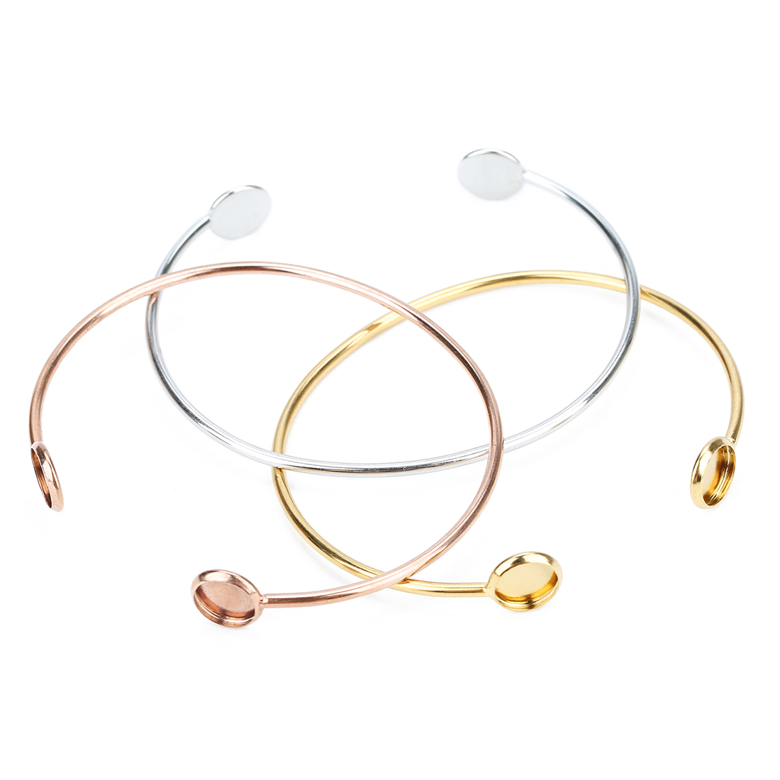 16.6cm Stainless Steel Bracele - Cuff Bangle Bracelet 评论和价格