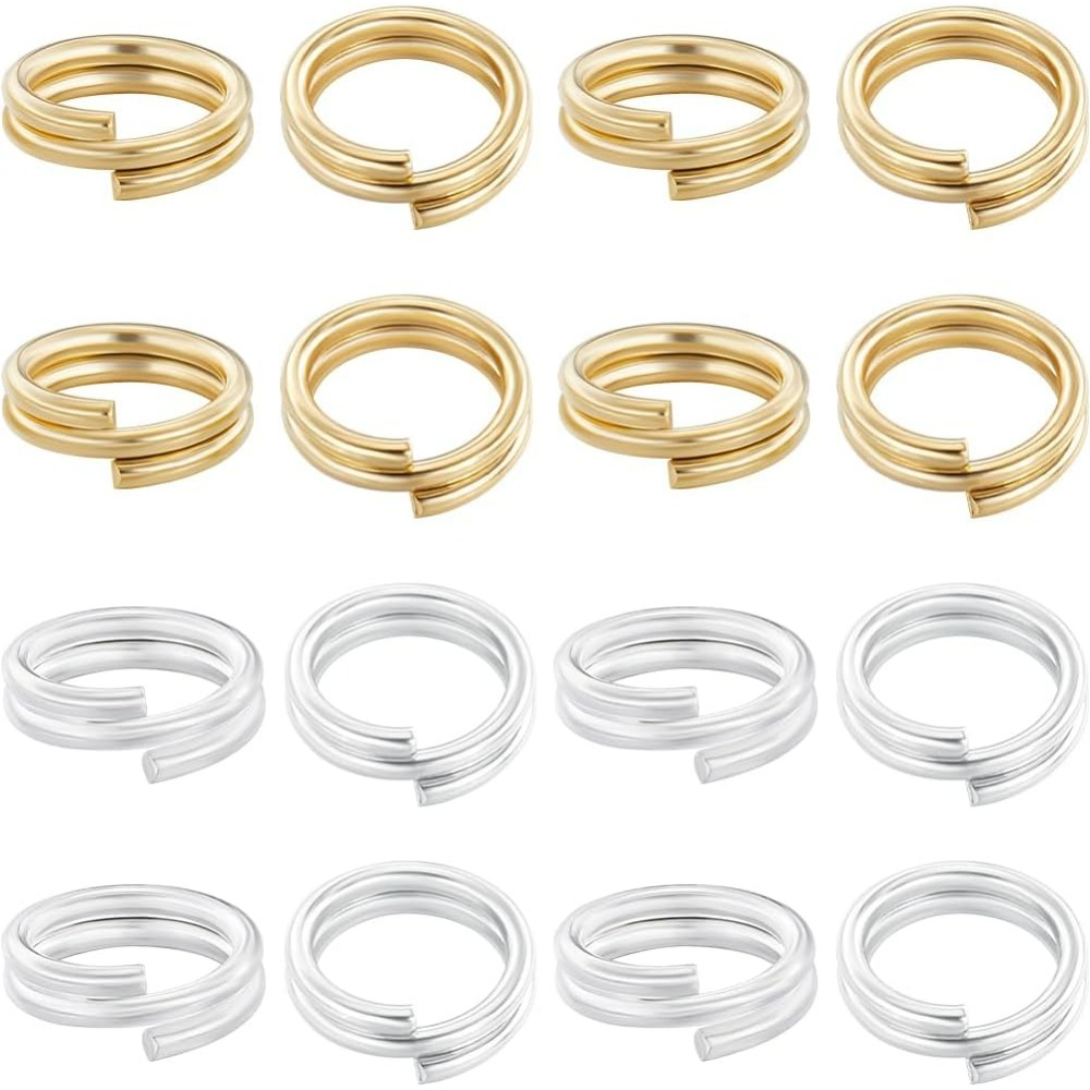1 Box 80Pcs Split Jump Ring 24 - Gold Plated Ring 评论和价格