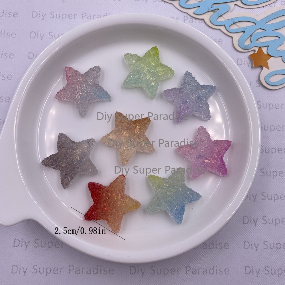 10PCS Resin Clear Candy Color  - Paradise Jewelry & Watches Llc Miami 评论和价格