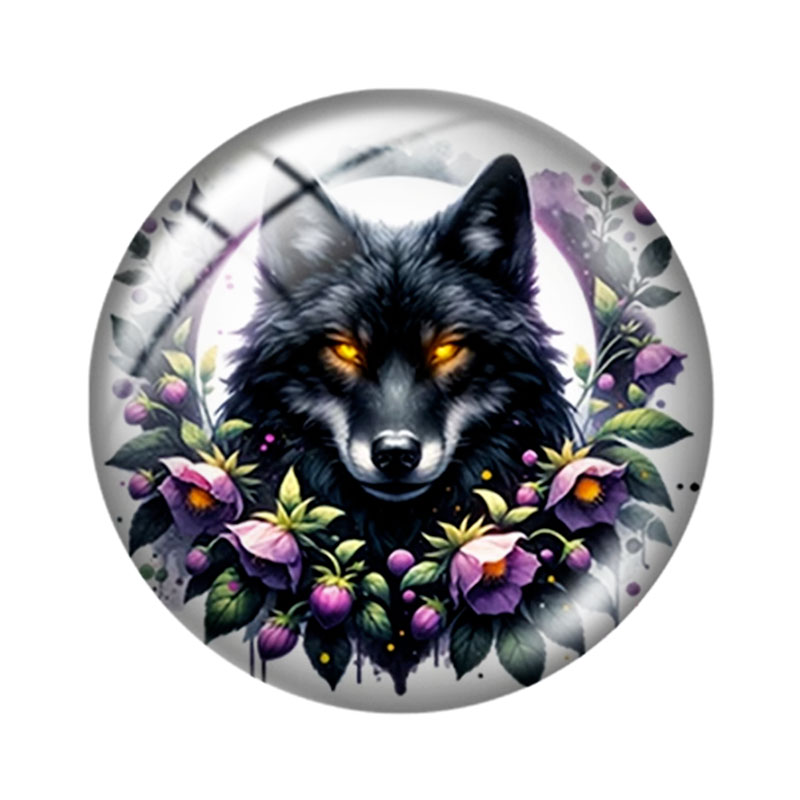 Watercolor Wolf  12/18/20/25mm - Wolf Jewelry & Watches Tampa Reviews 评论和价格