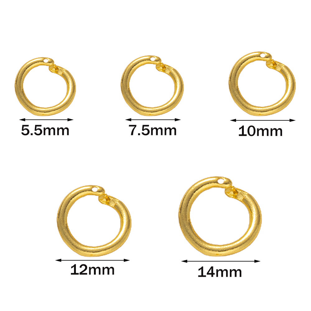 10pcs 18K Gold Plated Brass Lo - Gold Plated Ring 评论和价格