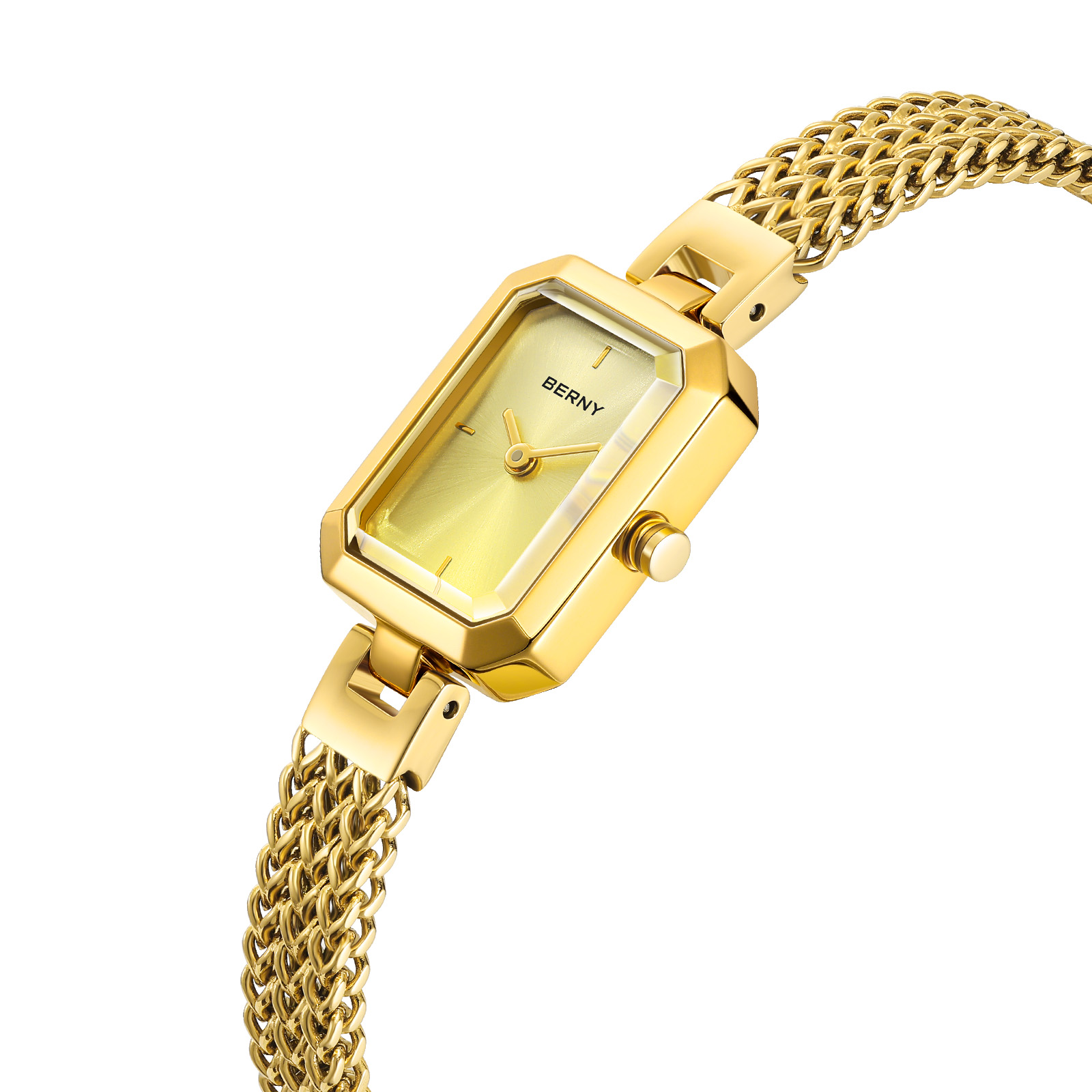BERNY Gold Watch for Women Min - Mystery Jewelry Jar Watches 评论和价格
