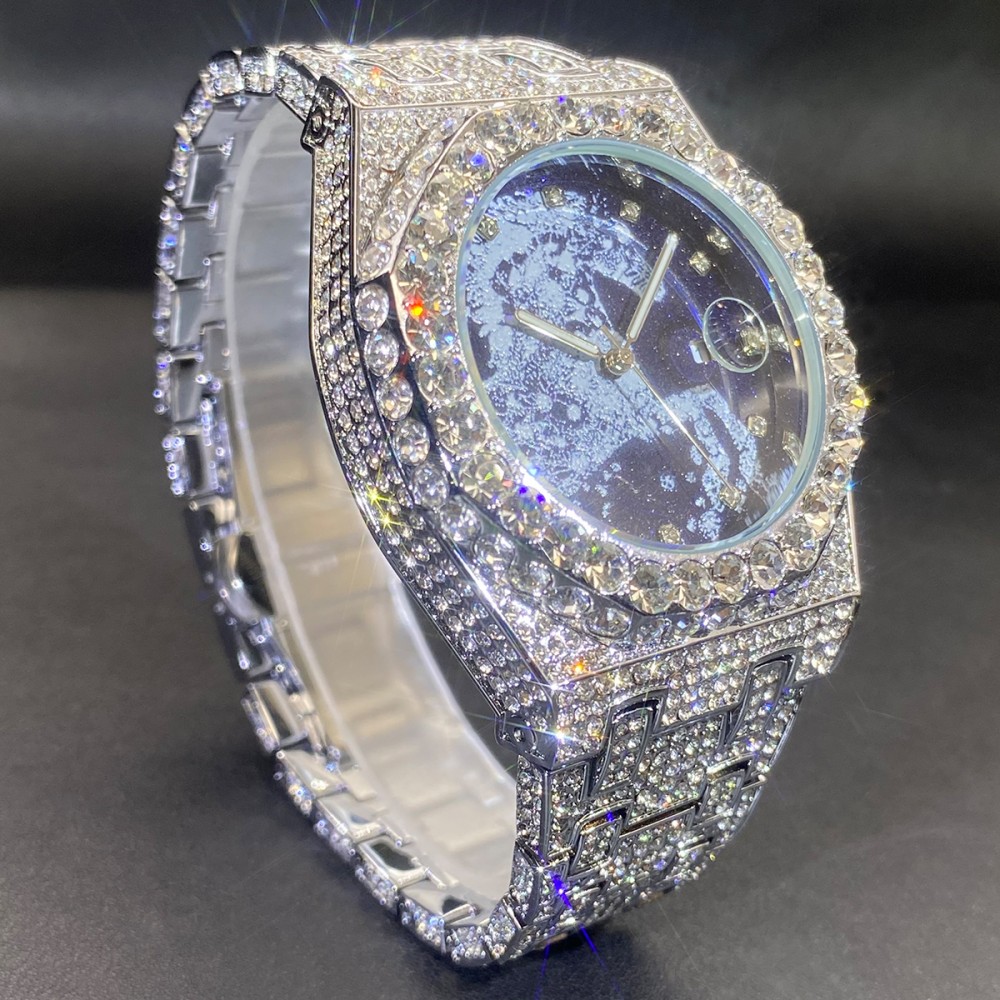 2026 Hip Hop Mens Quartz Watch - Jewelry Type Watches 评论和价格