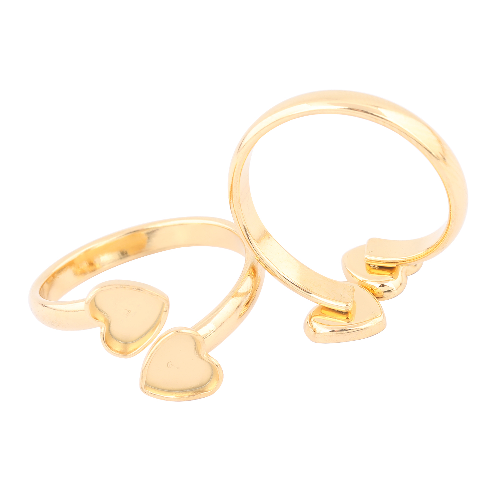 10pcs Stainless Steel Gold Pla - Gold Plated Ring 评论和价格