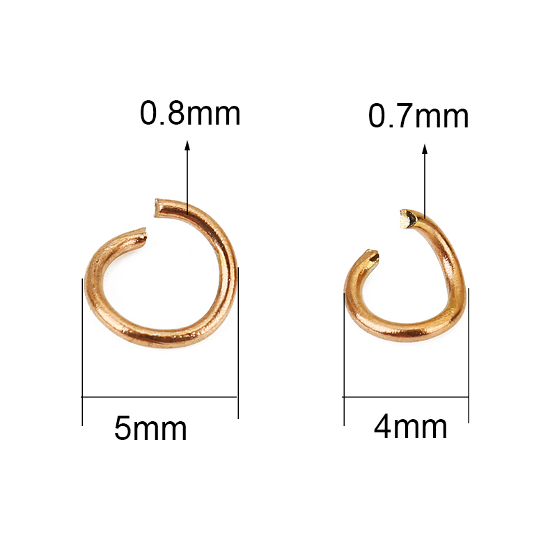 100pcs Rose Gold Plated Stainl - Gold Plated Ring 评论和价格