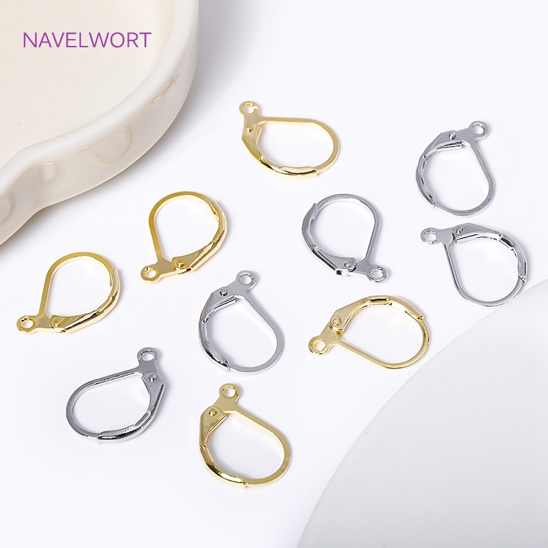 Fashion French Earring Lever-B - Gold Plated Ring 评论和价格